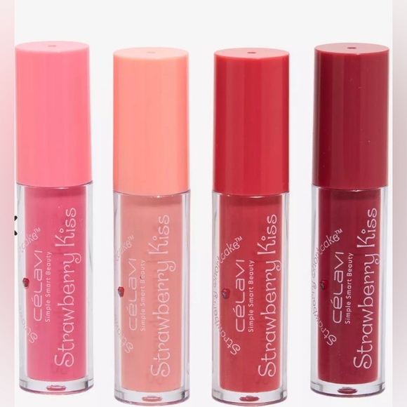 Celavi Strawberry Shortcake 
Kiss Lip Gloss Set (NIB) - Picture 5 of 7